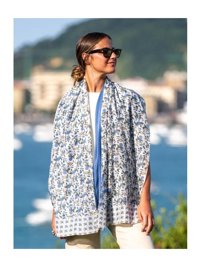 Foulard double en soie ASK90CD