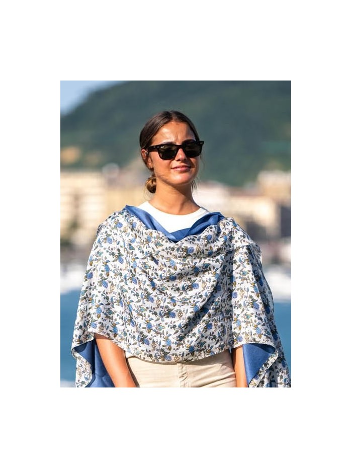 Foulard double en soie ASK90CD