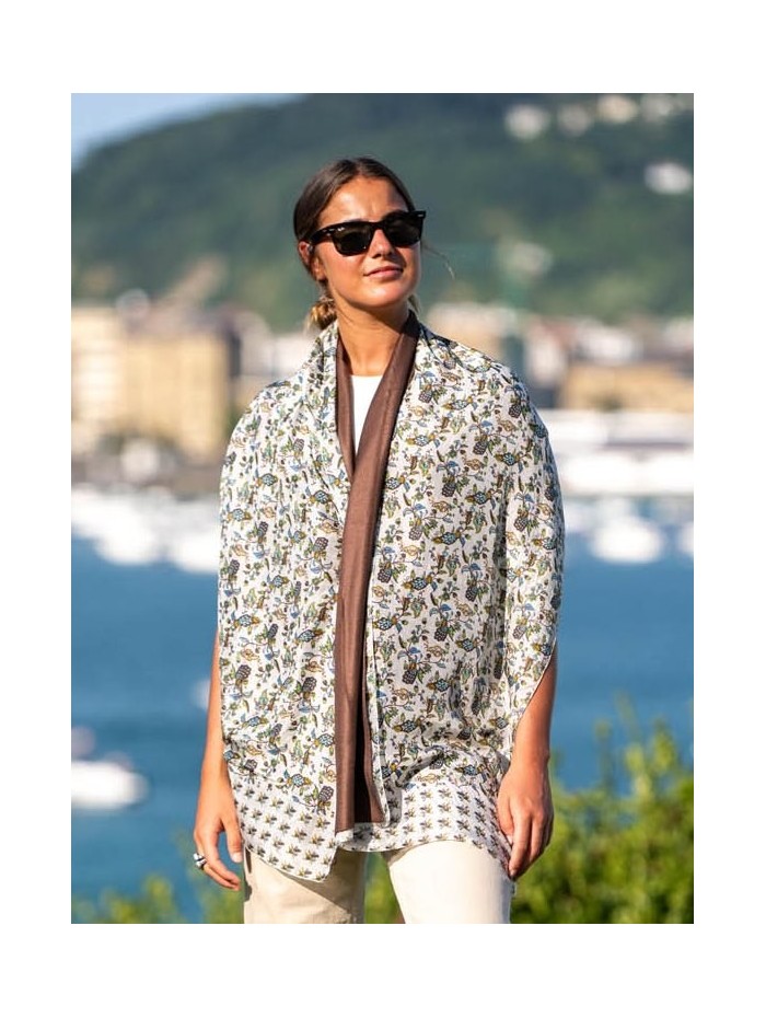 Double silk foulard ASK90CD