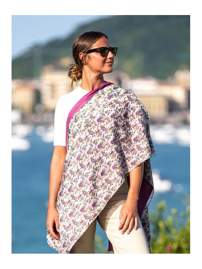 Foulard double en soie ASK90CD