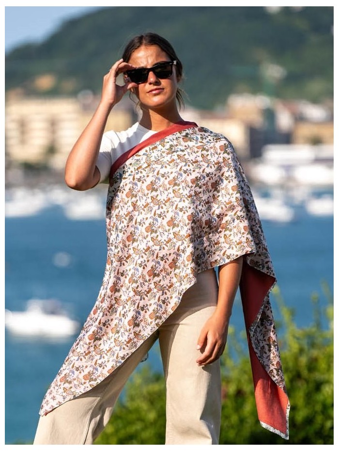 Double silk foulard ASK90CD