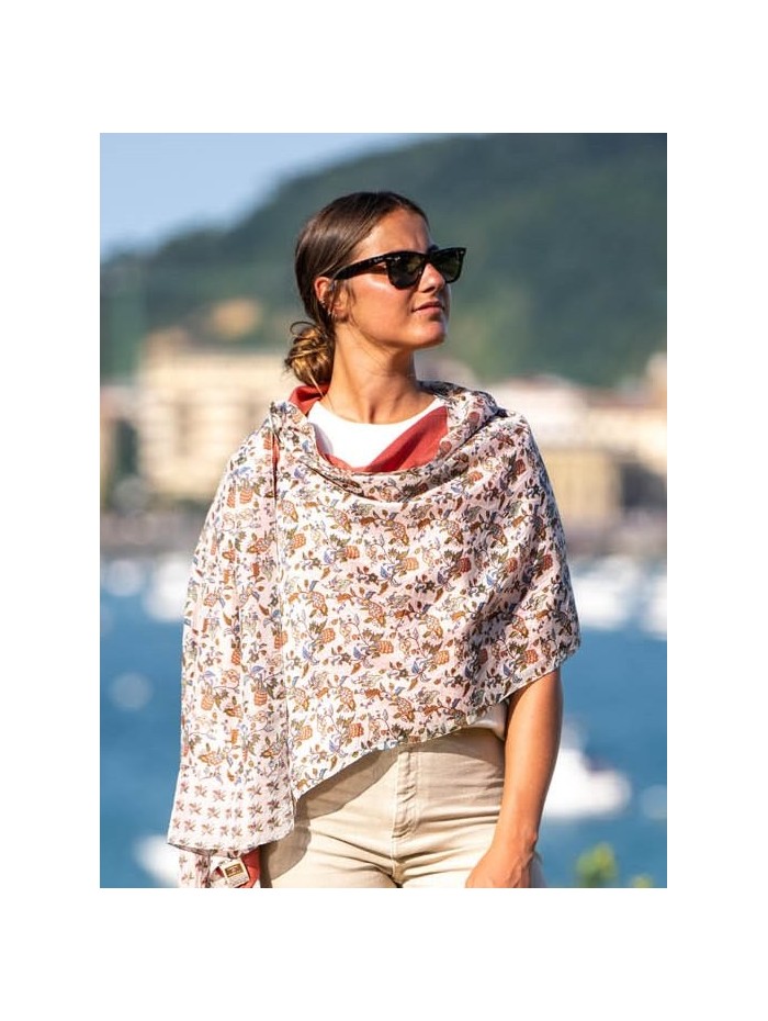 Double silk foulard ASK90CD