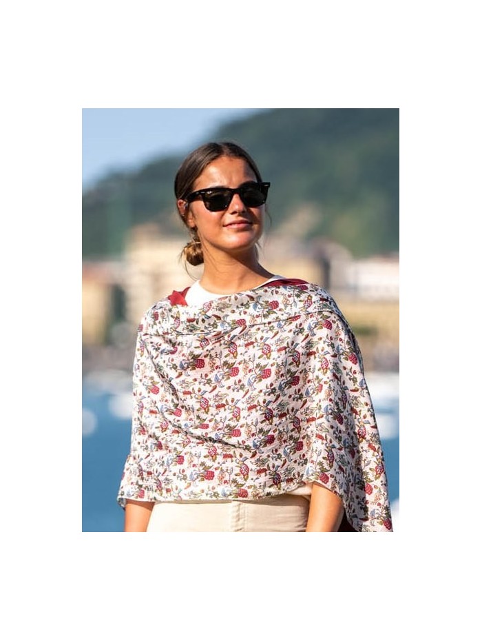 Double silk foulard ASK90CD