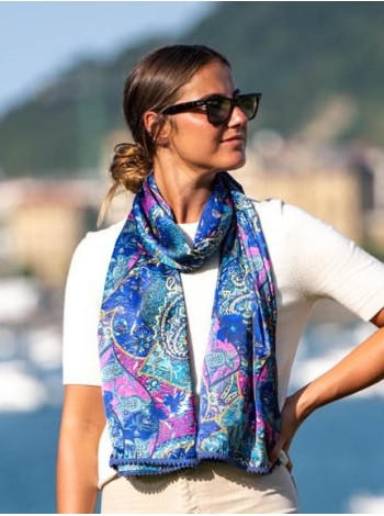 Printed foulard RIZ36F