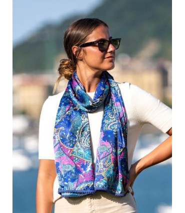 Fular estampado RIZ36F