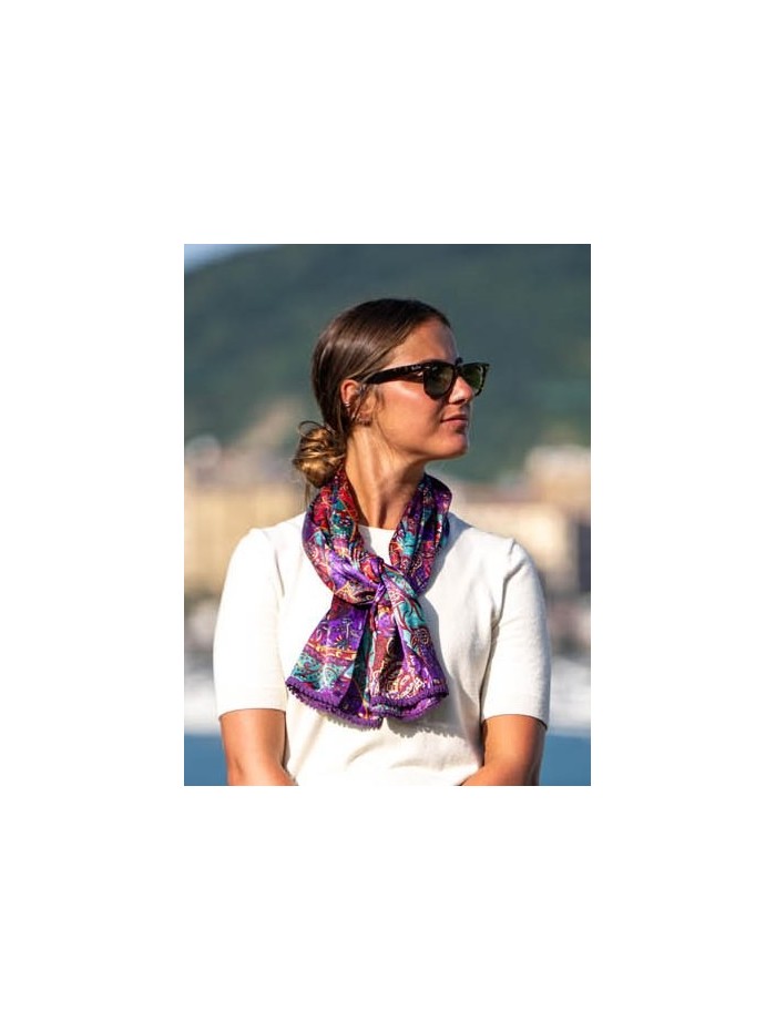 Fular estampado RIZ36F