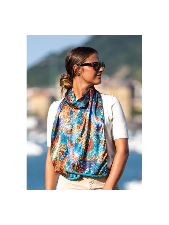 Fular estampado RIZ36F