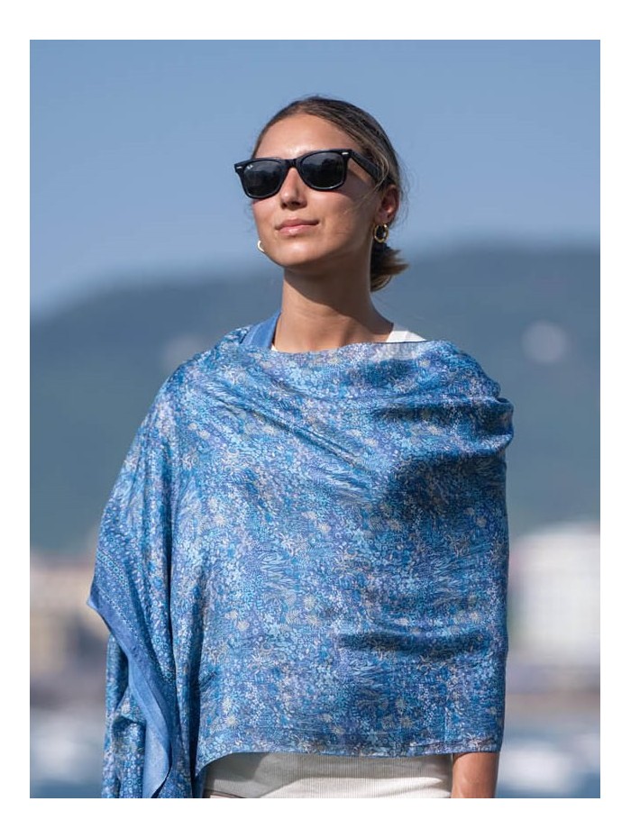 Foulard double en soie ASK80CD