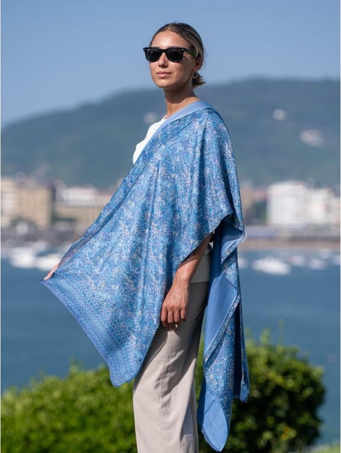 Double silk foulard ASK80CD