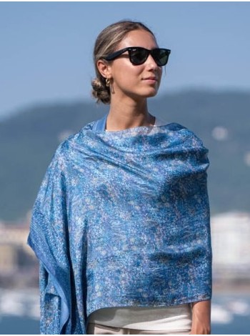 Double silk foulard ASK80CD