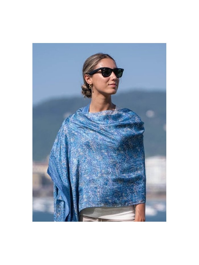 Double silk foulard ASK80CD