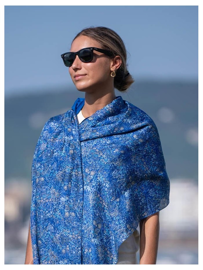 Double silk foulard ASK80CD