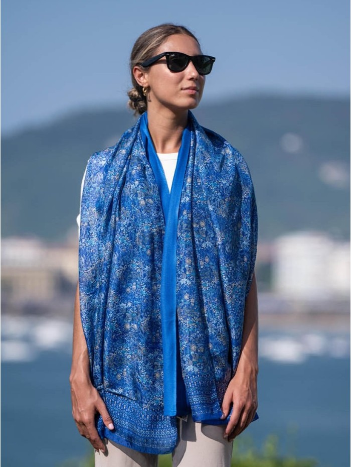 Foulard double en soie ASK80CD