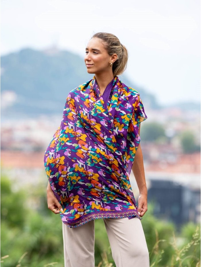 Double silk foulard ASK273CDB