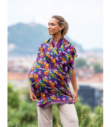 Foulard double en soie ASK273CDB