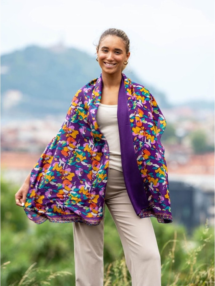 Double silk foulard ASK273CDB