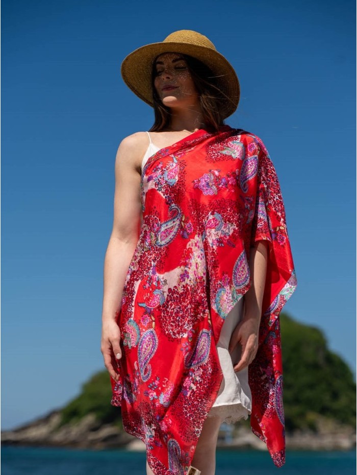 Foulard double en soie ASK165CD