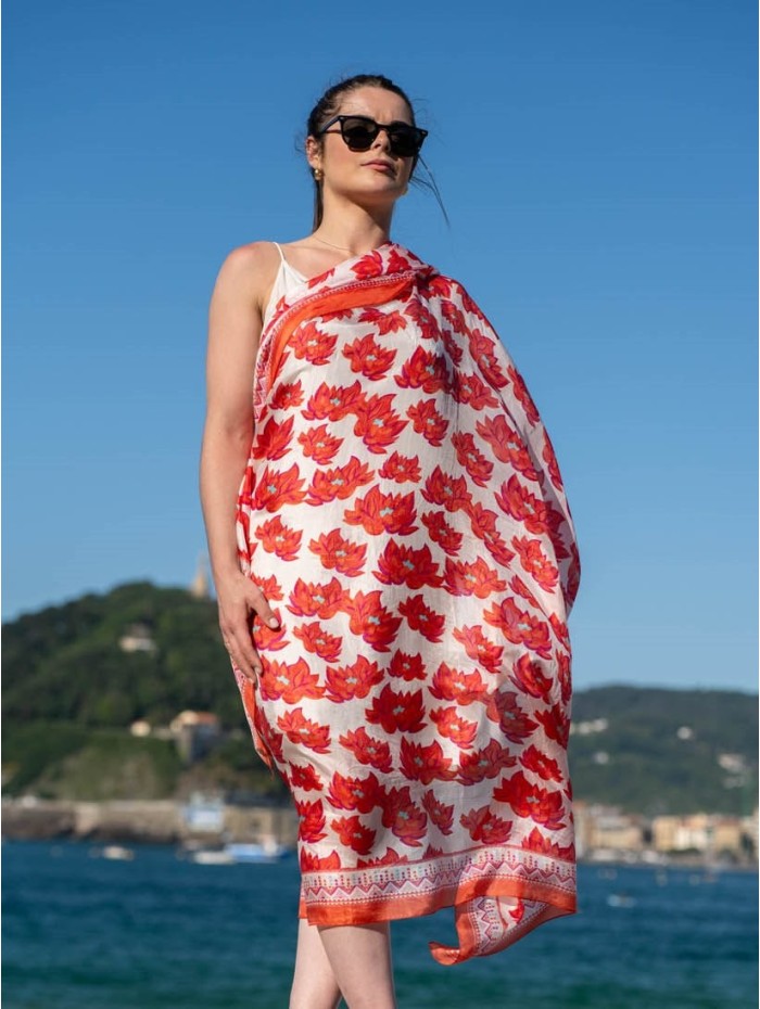 Foulard en soie ASK156C