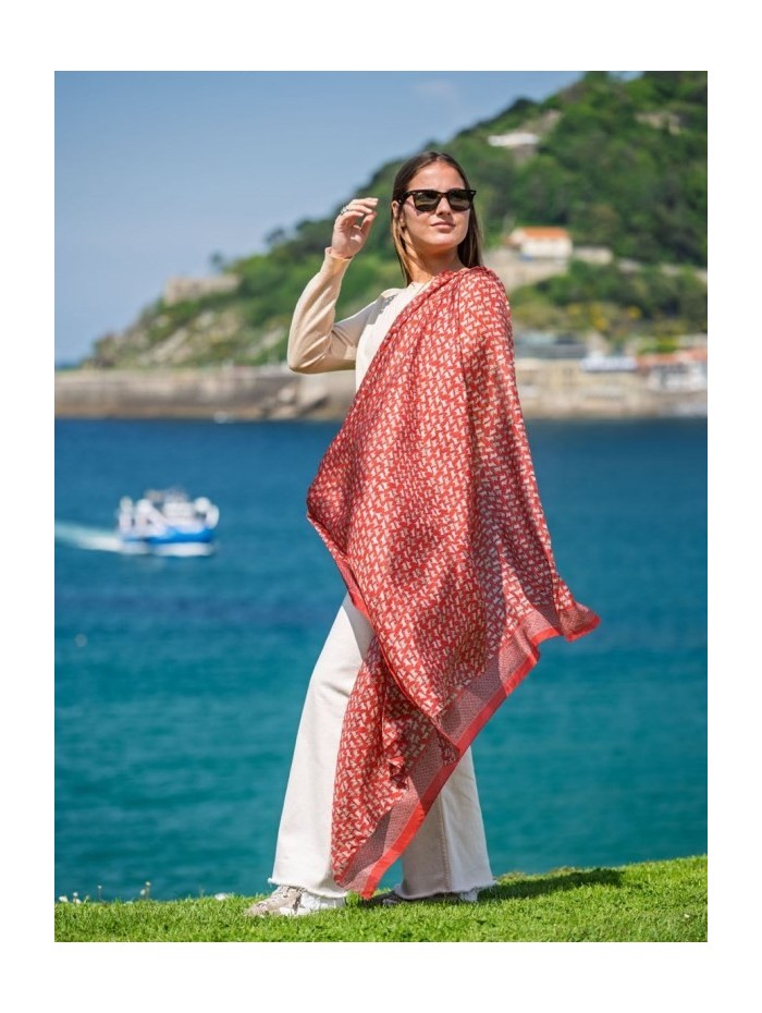 Foulard en soie ASK132C