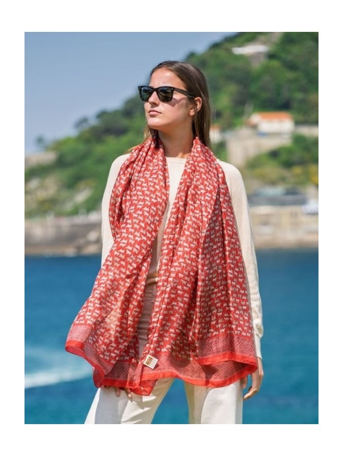 Foulard en soie ASK132C