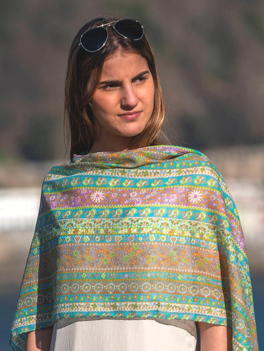 Foulard en coton CHE41F