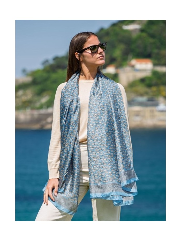 Foulard en soie ASK132C