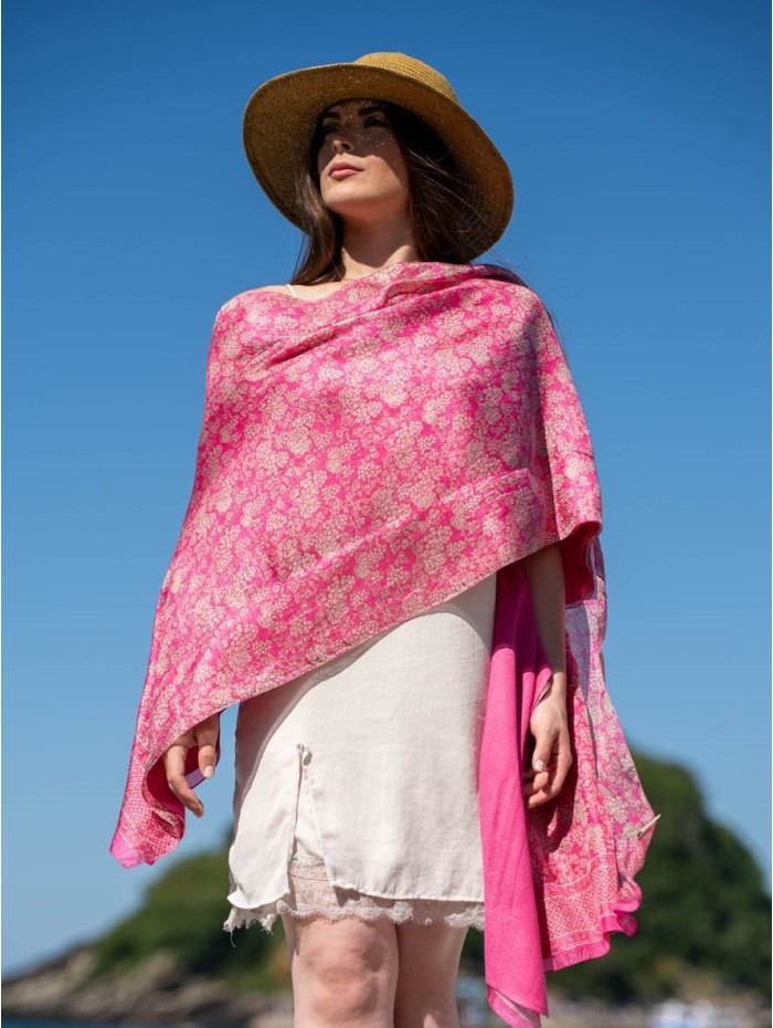 Foulard double en soie ASK126CD