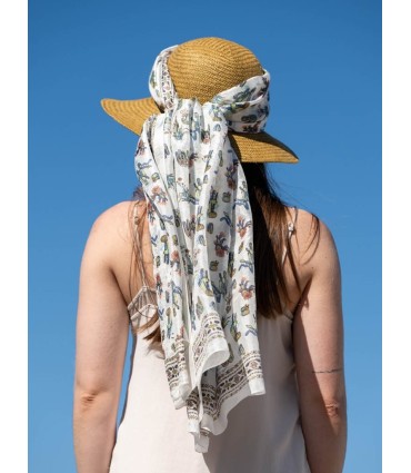 Foulard en soie ASK108C