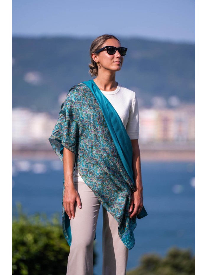 Foulard double en soie ASK81CD