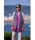 Foulard double en soie ASK81CD