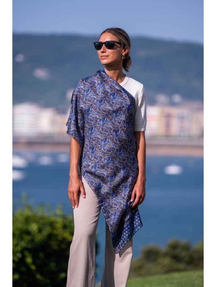 Foulard double en soie ASK81CD