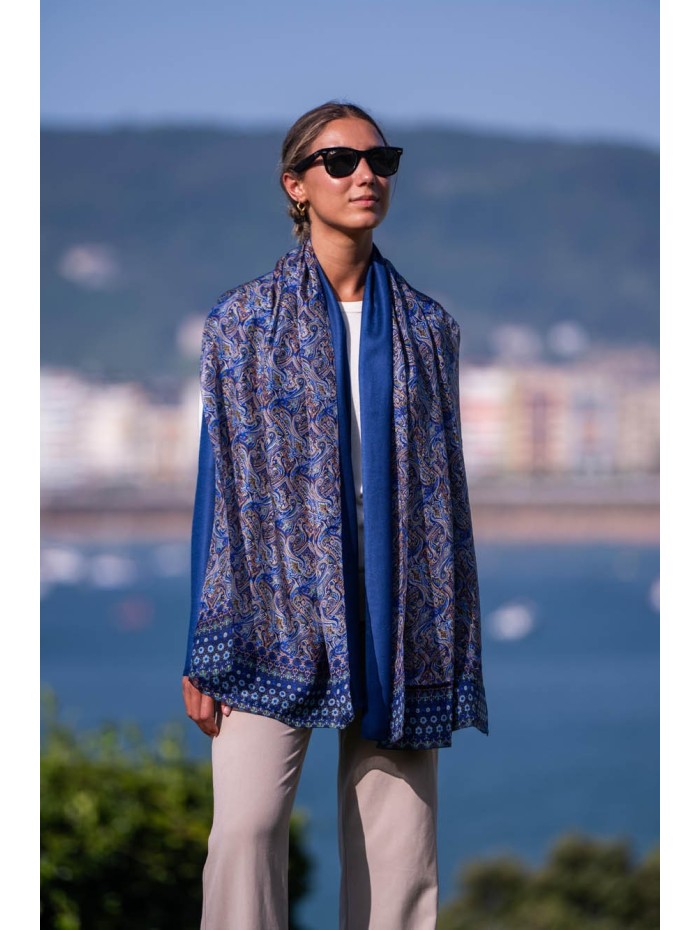 Foulard double en soie ASK81CD