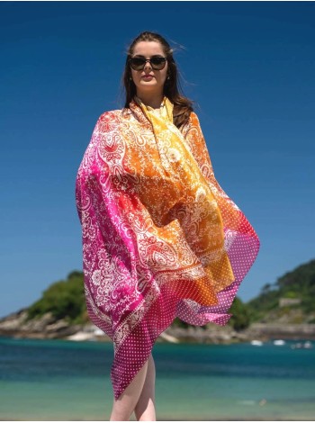 Silk foulard ATU383C