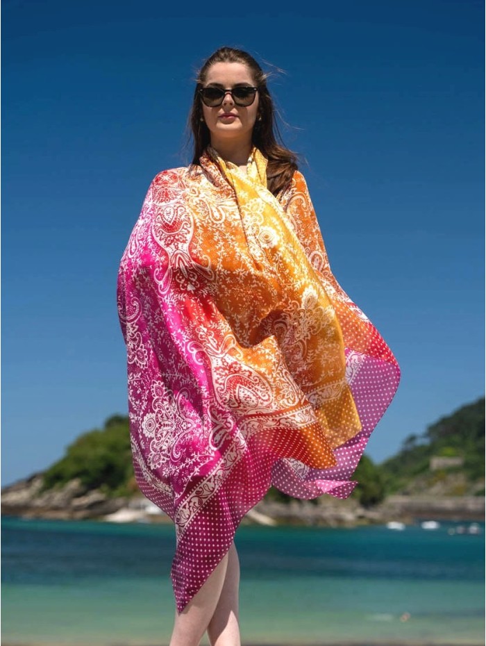 Foulard en soie ATU383C