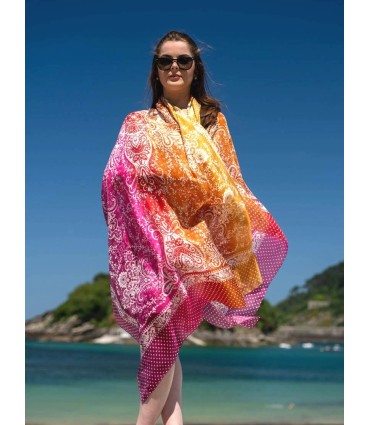 Silk foulard ATU383C