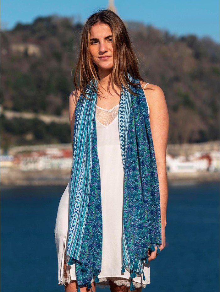 Foulard en coton ANS11F