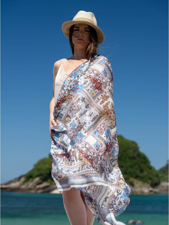 Foulard en soie ATU297C