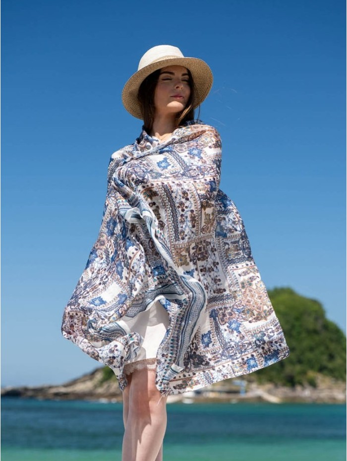 Silk foulard ATU297C