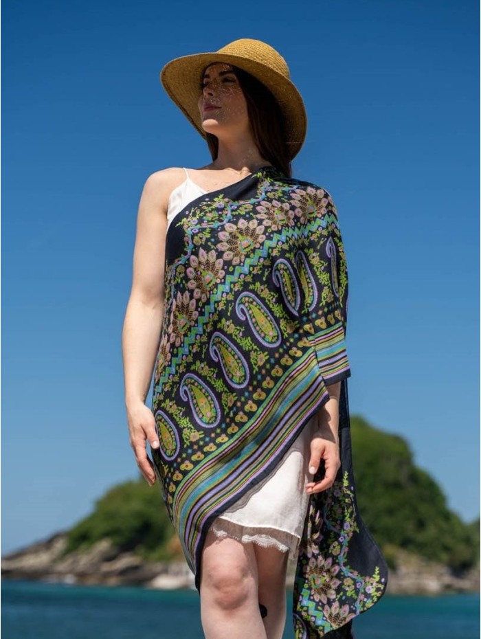 Foulard double en modal AMD35CD