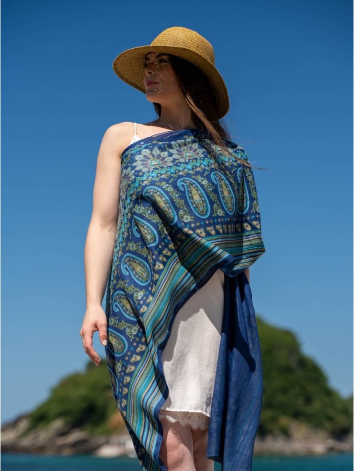 Foulard double en modal AMD35CD