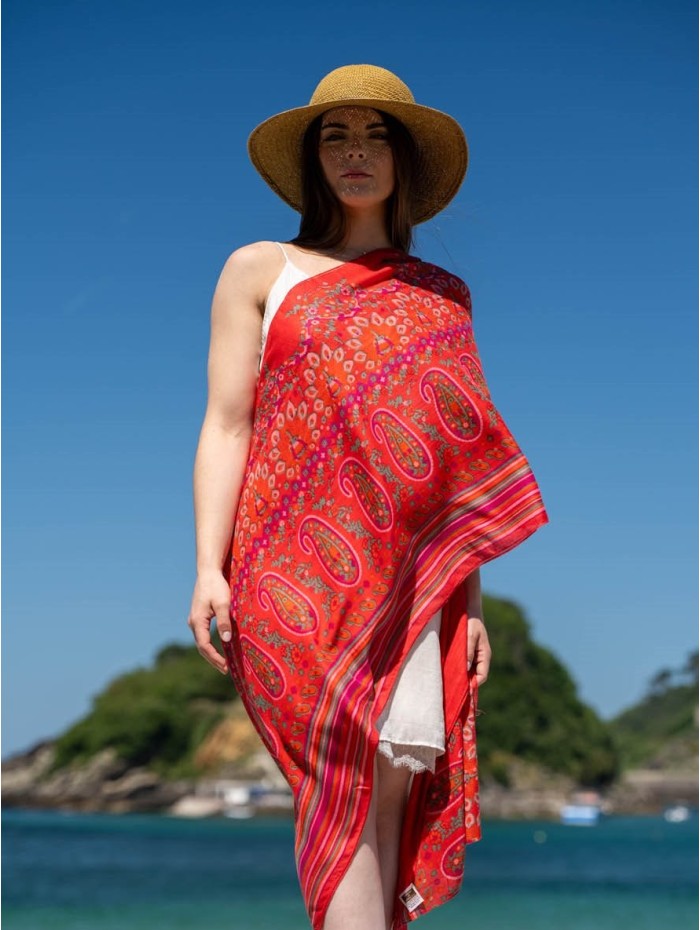 Foulard double en modal AMD35CD