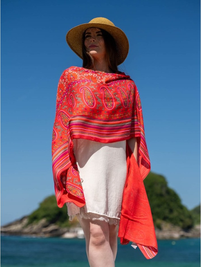 Foulard double en modal AMD35CD