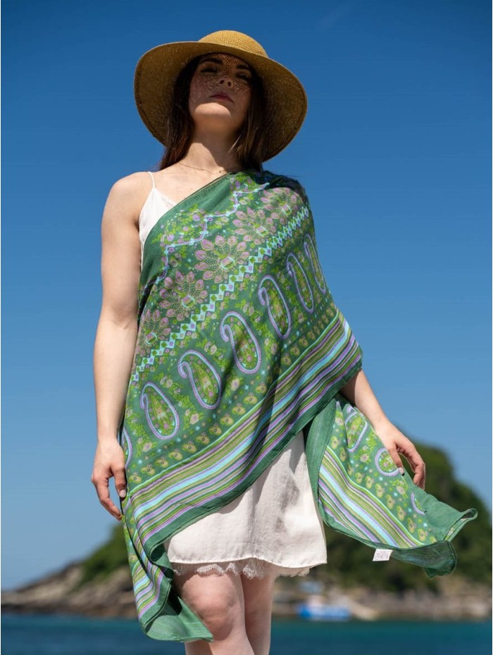 Foulard double en modal AMD35CD