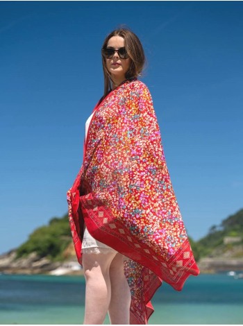 Cotton shawl-sarong CDT239C