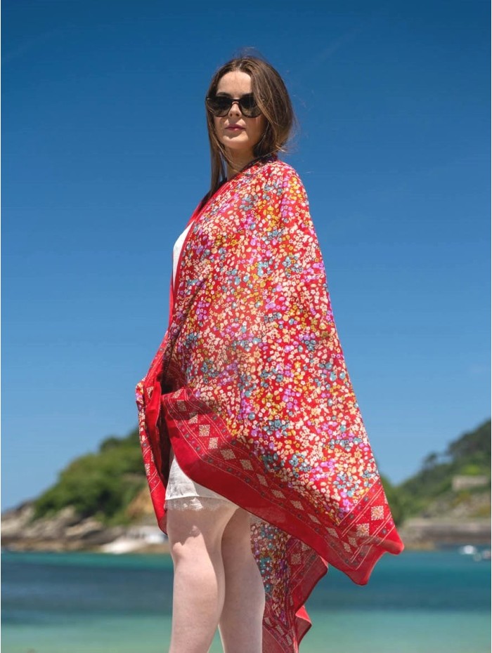 Cotton shawl-sarong CDT239C