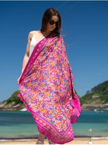 Cotton shawl-sarong CDT239C