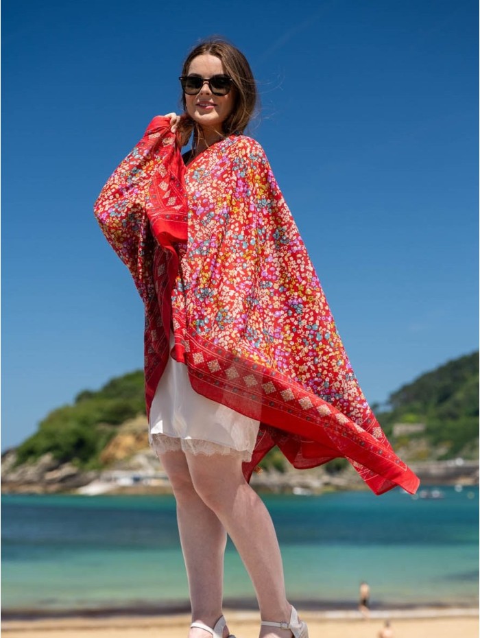 Cotton shawl-sarong CDT239C
