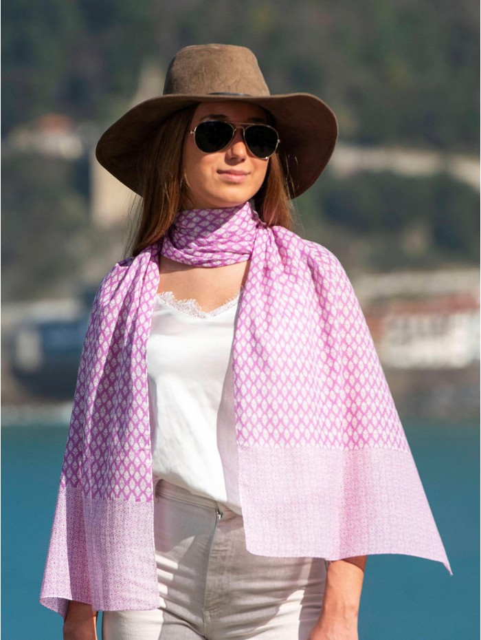 Foulard en coton ACT56F