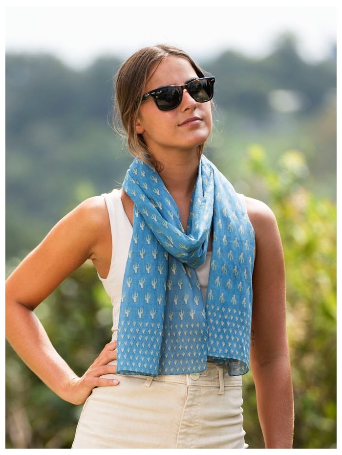 Foulard en coton ACT68F