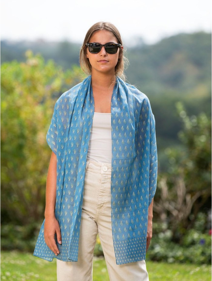 Foulard en coton ACT68F